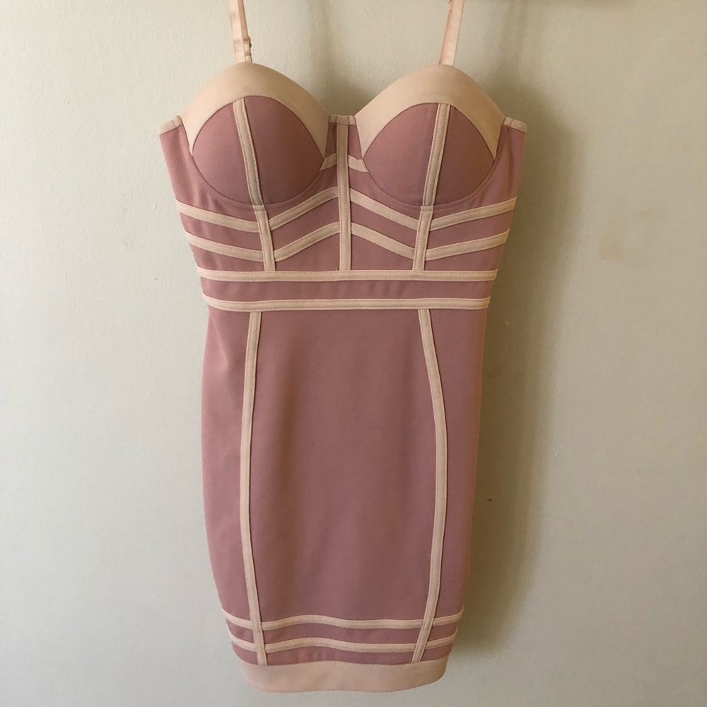Pink bra dress